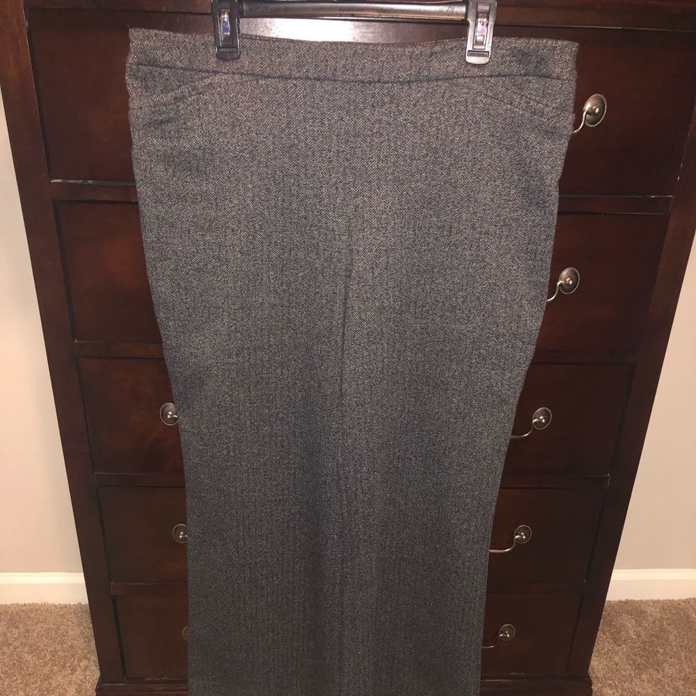 NY and Company Herringbone Wide Leg Trousers.